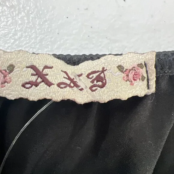 XX3‎ Mini Dress Womens S Black Floral Babydoll - Picture 9 of 11
